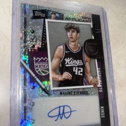 1 NBA TOPPS NUMBERED AUTO, TOPPS CHROME & PANINI AUTOGRAPHS