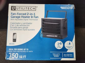 Utilitech 7500w garage 2-in1 fan heater