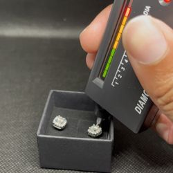 VVS1 Moissanite Earrings 5 Carat 