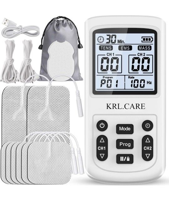 TENS EMS Pain Reliever Massage Unit