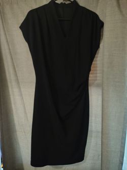 Vestido con faga de Ilusión XL negro