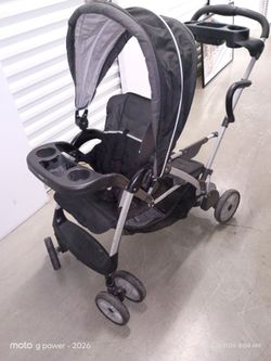 Double Sit and Stand Baby Stroller