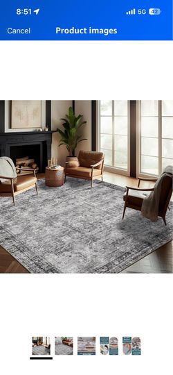 Washable Area Rug 10’x14’