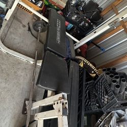 300lbs Olympic Weight Set With Bench