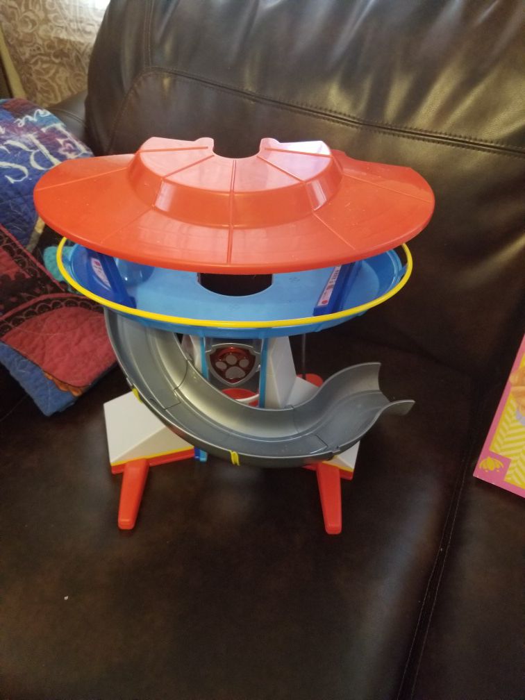 Paw patrol vehicle toy and coloring book