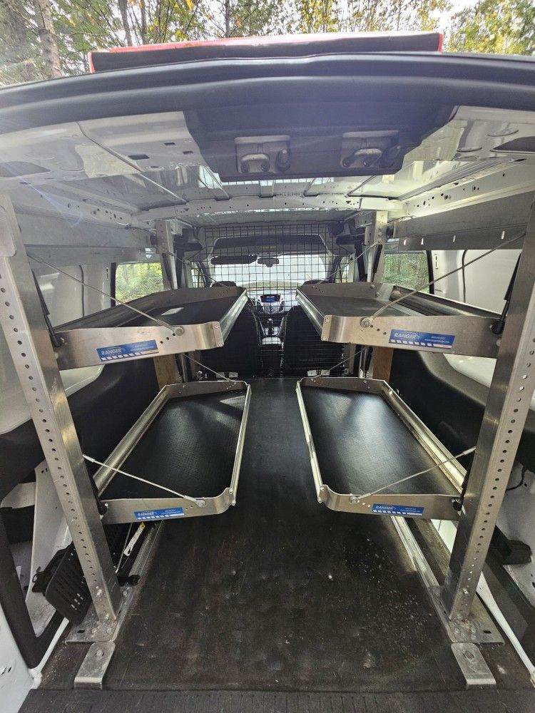 2014+ Ford Transit Connect Van, Shelves & Steel wire partition Accessory