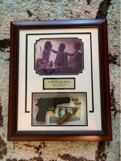 Scarface Al Pacino Shadow Box Display – Framed Collectible