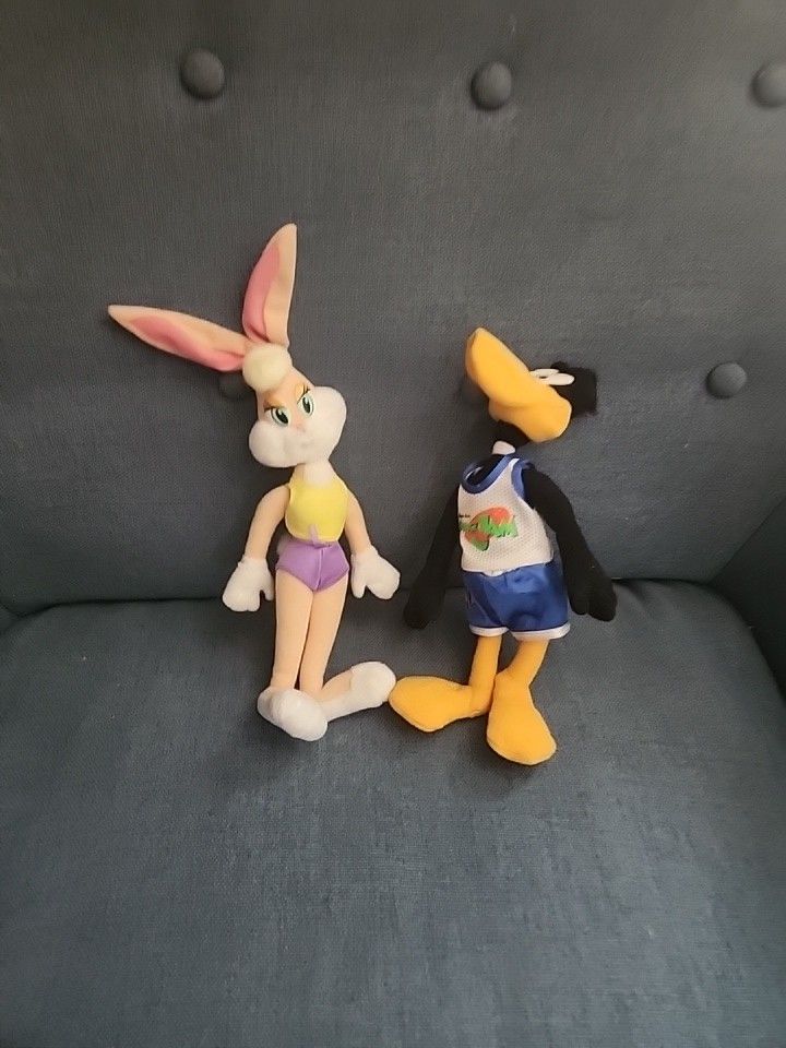 Space Jam Looney Tunes Daffy Duck &Lola Bunny