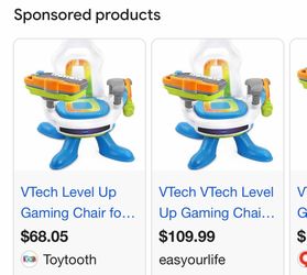 Vtech level up gaming chair toy