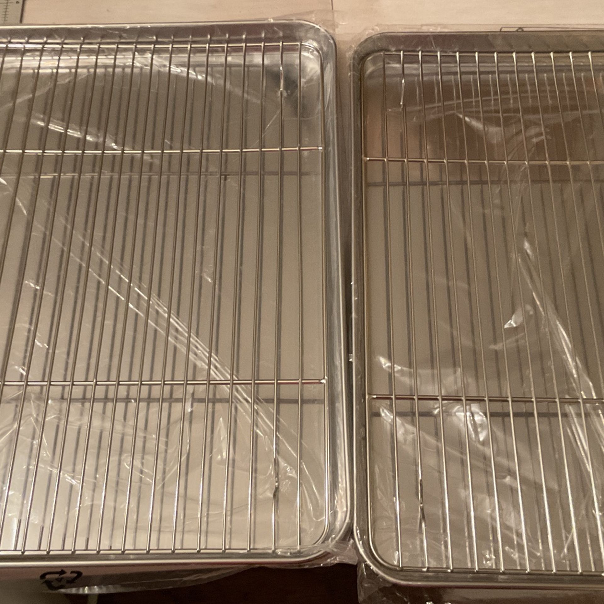 Wildone Baking Sheet & Rack Set [2 Sheets + 2 Racks], Stainless Steel Cookie ...