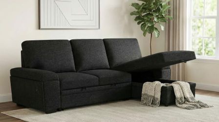 new sleeper sectional sofa with reversible storage chaise lounge