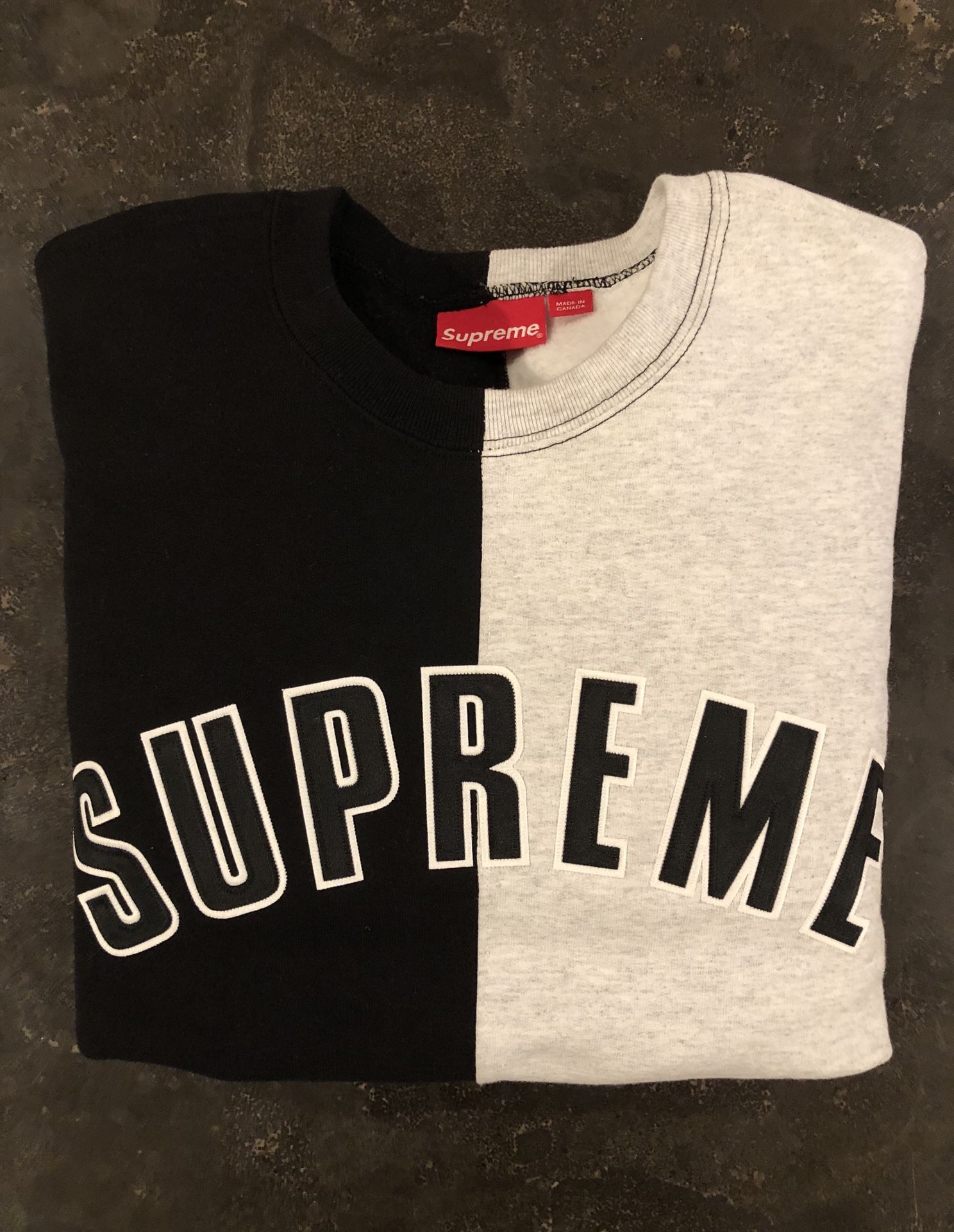 Supreme arc logo crew neck size L