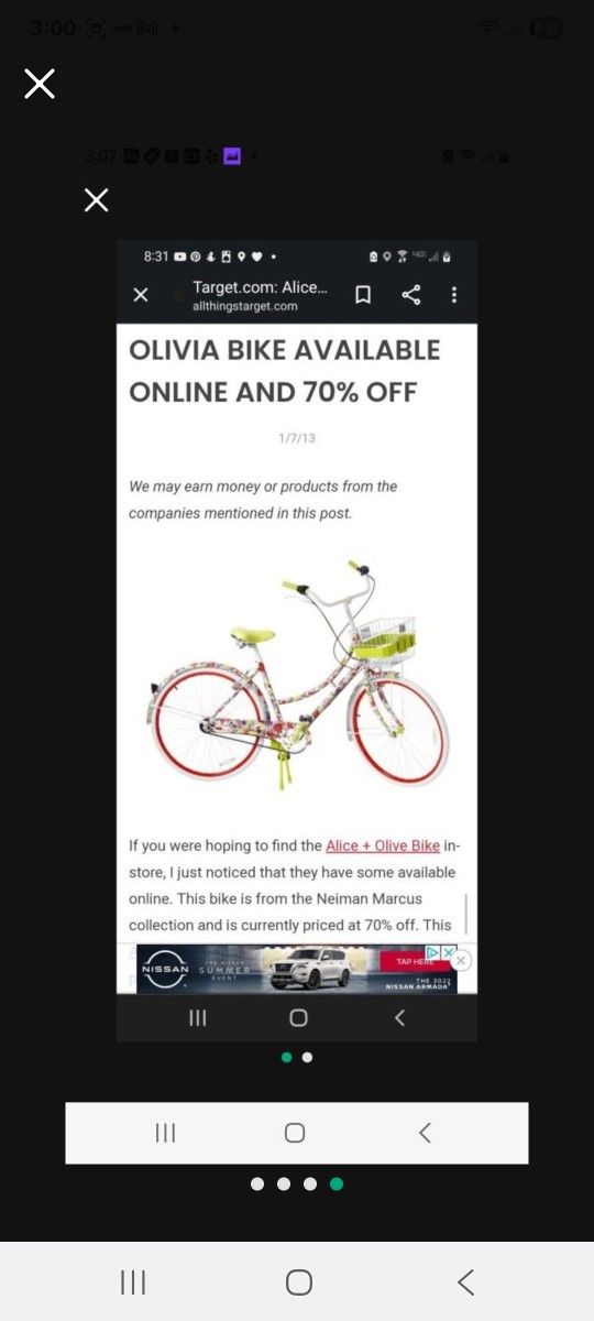 ALICE & OLIVIA BIKE