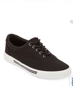 Brand New Men’s St. John’s Bay Casual Canvas Shoes Black & Navy Size 8, 9, 10 and 11