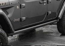 2018-2024 Jeep Wrangler JL Unlimited 4DR Rubicon Rock Sliders Rails / Pair