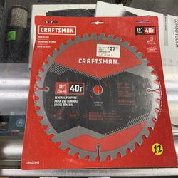 Craftsman 10” 40T Saw Blade