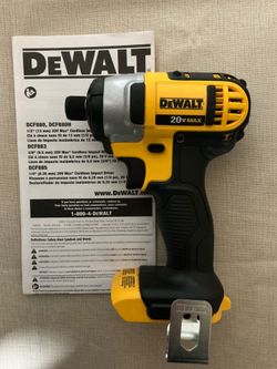 DEWALT. 20V MAX Lithium Ion Cordless 1/4” Impact Driver (Tool Only). DCF885B.