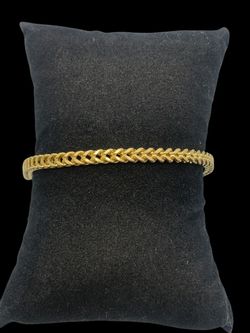 8.5" 4MM Gold bracelet #31796