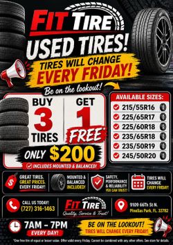 Every Friday!!! Buy 3 get 1 free
