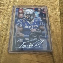 Tony Pollard 2019 Luminance Rookie Card Autograph