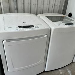 LG washer and dryer