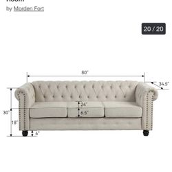 Beige Couch (pair)