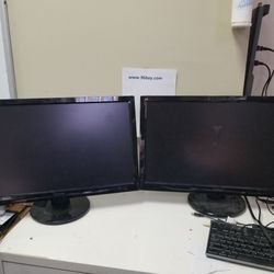 VIEWSONIC 24" DUO MONITOR VA15453 (INV. DM1008N) $100.00