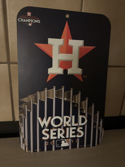 Houston Astros 2017 World Series American League Champions Sign 11X17 WinCraft 