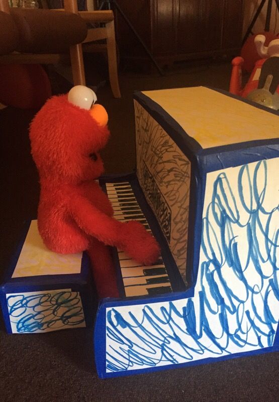 Elmo's world piano with Elmo Sesame Street