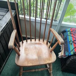 antique rocking chair 
