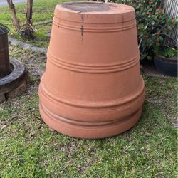 Two Very Large Planting Pots, 3ft. High/3ft. 9in Wide 