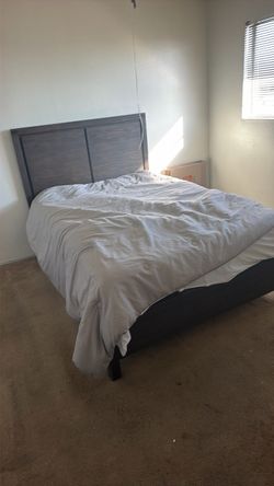 The whole bed