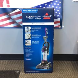 Bissell  Cleanview Compact Turbo Upright Vacuum ( 3437F ) OPEN BOX 