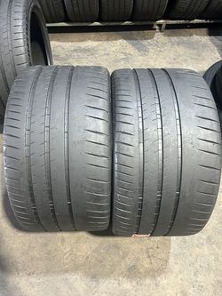 SET OF 2 USED TIRES MICHELIN PILOT SPORT CUP2…315/30/21
