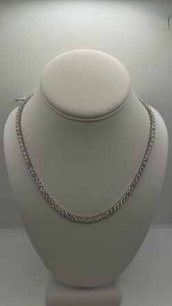 BRAND NEW SS Moissanite Tennis Necklace