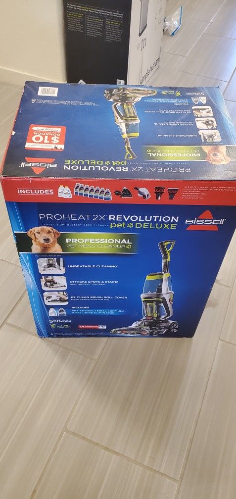 Bissell proheat 2x revolution pet deluxe carpet cleaner model 2007p