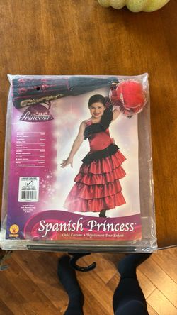Girls Spanish Princess/ flamenco costume