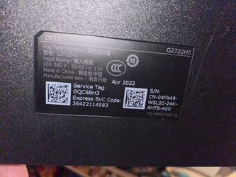 27 Inch Dell Computer Screen