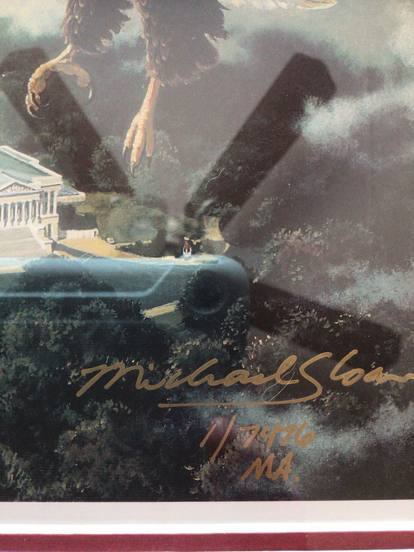 Bay State Michael Sloan Print Signed