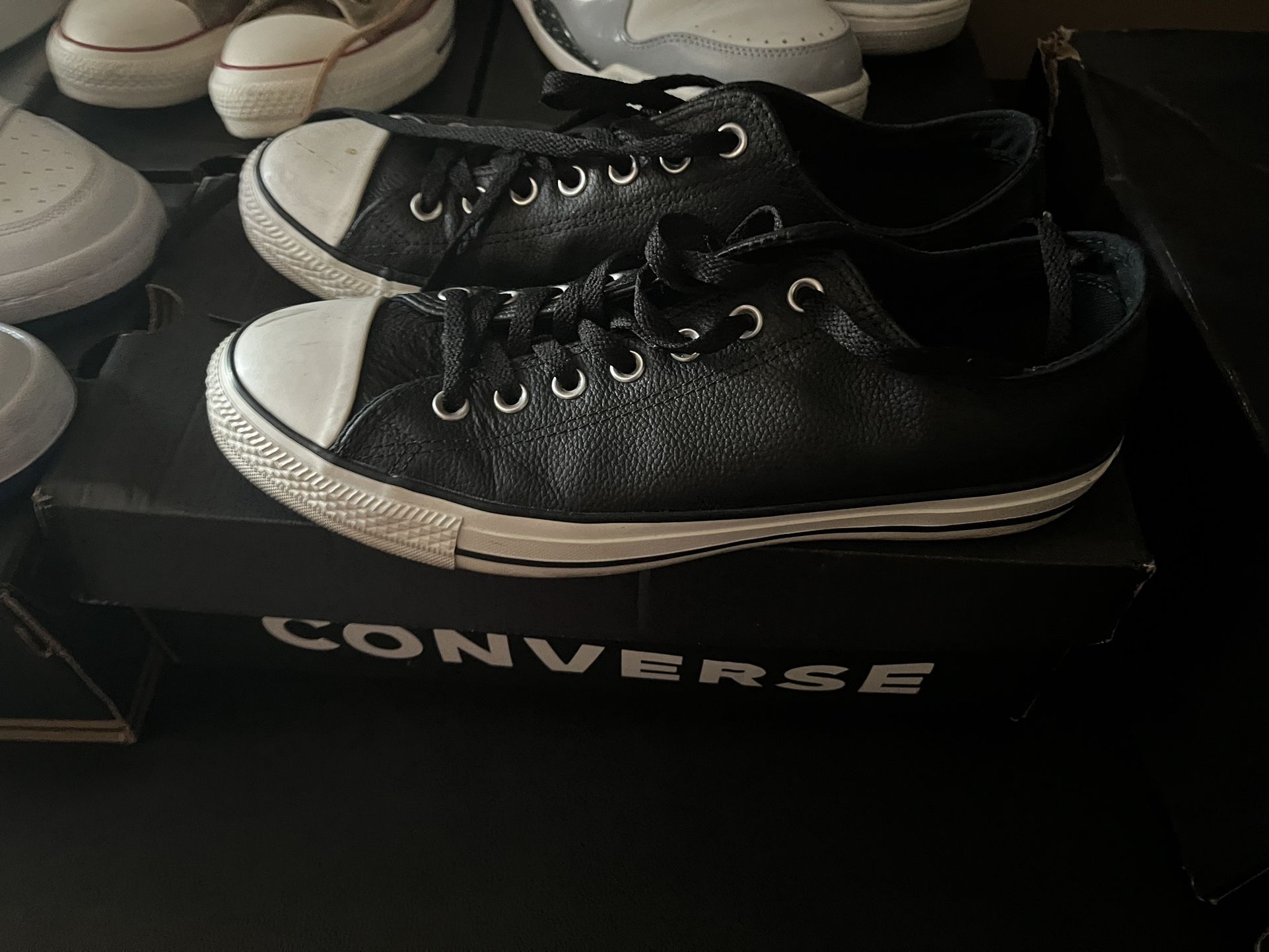 Black Converse,10 In Men’s 12 In Women’s
