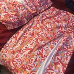 60s skirt set