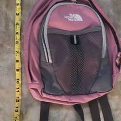 Pink North Face Backpack