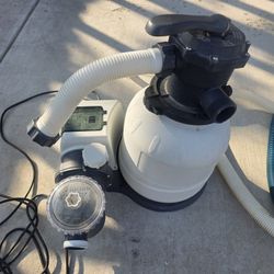 Pool pump, filter and accessories