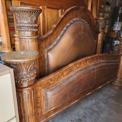 MAJESTIC King Size Bed Frame – 4PCs + All Slats