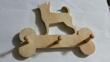 Handmade Wooden Leash or Keyholder