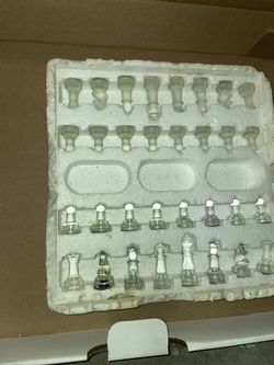Glass Chess Set