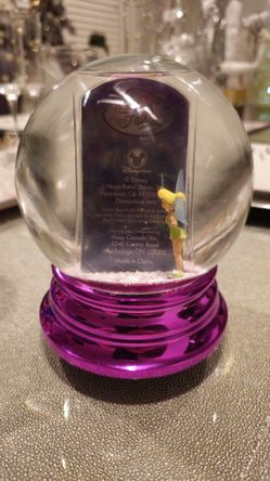 Tinkerbell Photo Snow Globe
