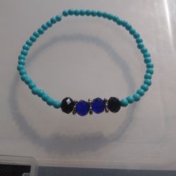 Blue And Black bracelet
