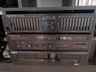 Vintage Stereo Setup w speakers