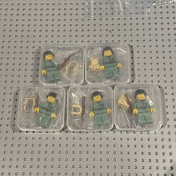 GENUINE LEGO BRICK ARMS US SOLDIERS 5x LOT PAD PRESS 